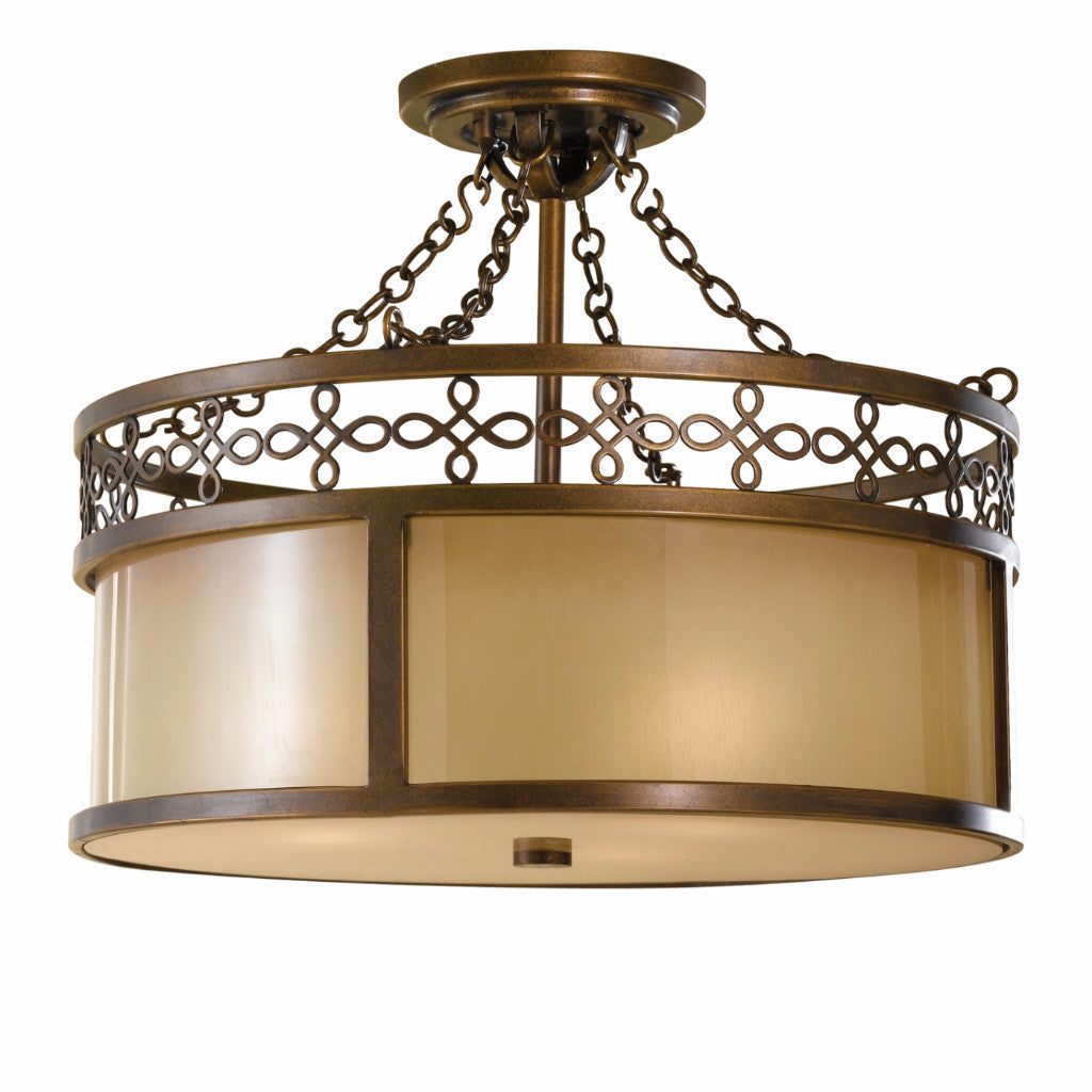 Brass deals semi flush